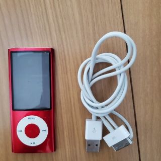 アップル(Apple)のApple　iPod nano 16GB レッド 第5世代 MC481J/A A(ポータブルプレーヤー)