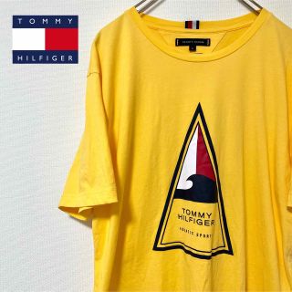 トミーヒルフィガー(TOMMY HILFIGER)のXLサイズ！トミーヒルフィガーのアクアティックスポーツ立体ロゴTシャツ(XL)(Tシャツ/カットソー(半袖/袖なし))