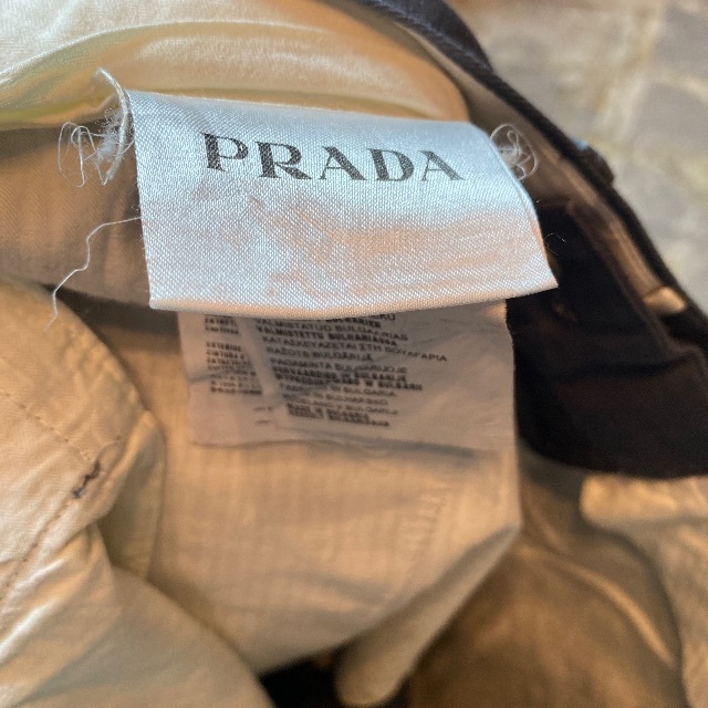 PRADA(プラダ)のPRADA プラダ スラックス/ワークパンツ ブルガリア製 48 ネイビーグレー メンズのパンツ(ワークパンツ/カーゴパンツ)の商品写真