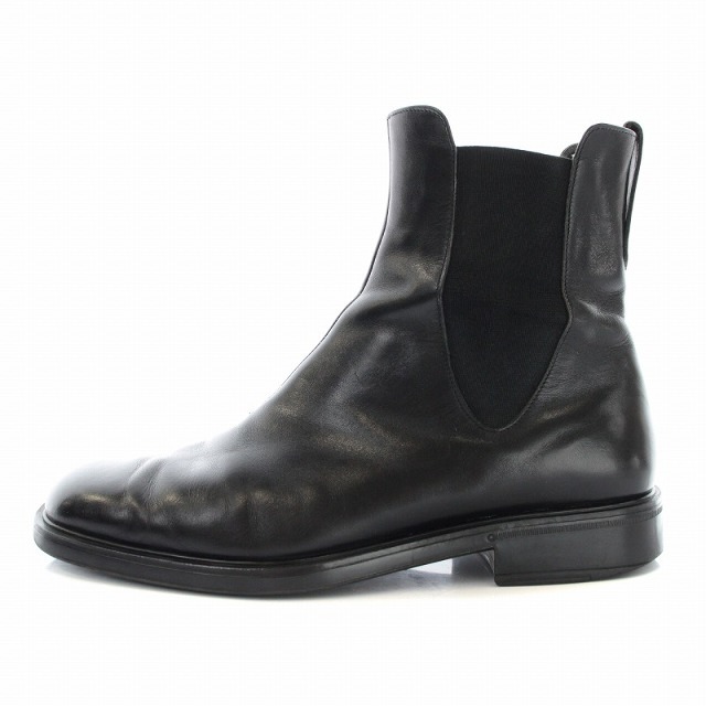 Salvatore Ferragamo サイドゴアブーツ レザー 25.5 黒