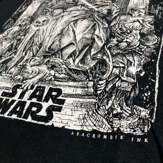 KBY GILDAN 黒 STARWARS　スターウォーズ　宗教画 Tシャツ メンズのトップス(Tシャツ/カットソー(半袖/袖なし))の商品写真