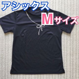 アシックス(asics)のアシックス スポーツ ウェア レディース ネイビー Tシャツ 半袖 Mサイズ(Tシャツ(半袖/袖なし))