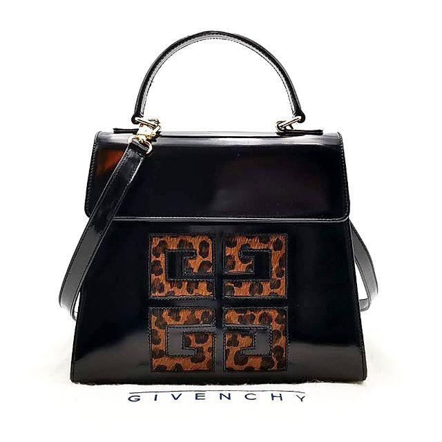 GIVENCHY(ジバンシィ)の美品 ジバンシィ ショルダーバッグ レオパード 03-23041901 レディースのバッグ(ショルダーバッグ)の商品写真