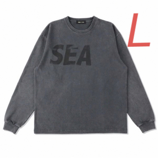 ウィンダンシー(WIND AND SEA)のWIND AND SEA P-DYE L/S TEE CHARCOAL Lサイズ(Tシャツ/カットソー(七分/長袖))