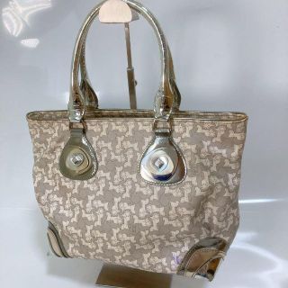 セリーヌ(celine)の希少 セリーヌ CELINE ハンドバッグ サルキー　PVC(ハンドバッグ)