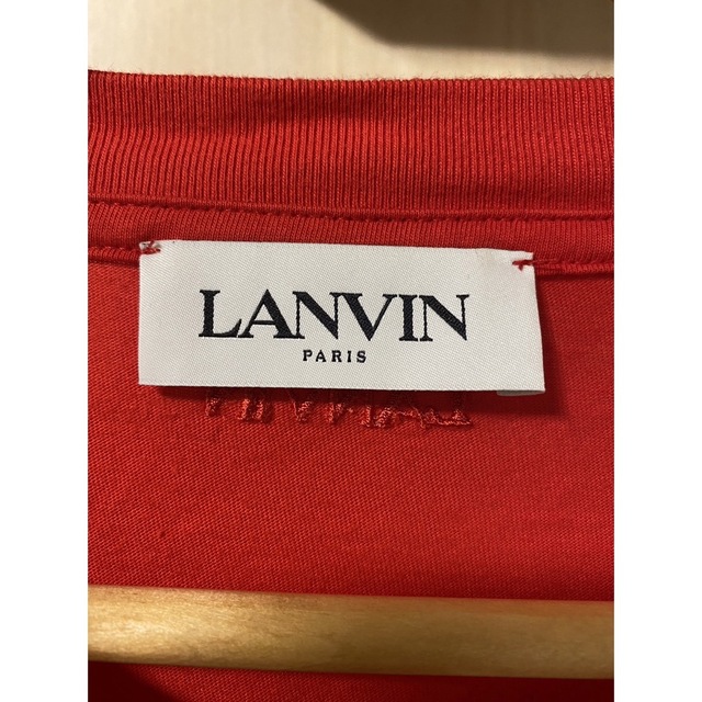 LANVIN ランバン Crazy Curb lace logo Tシャツ