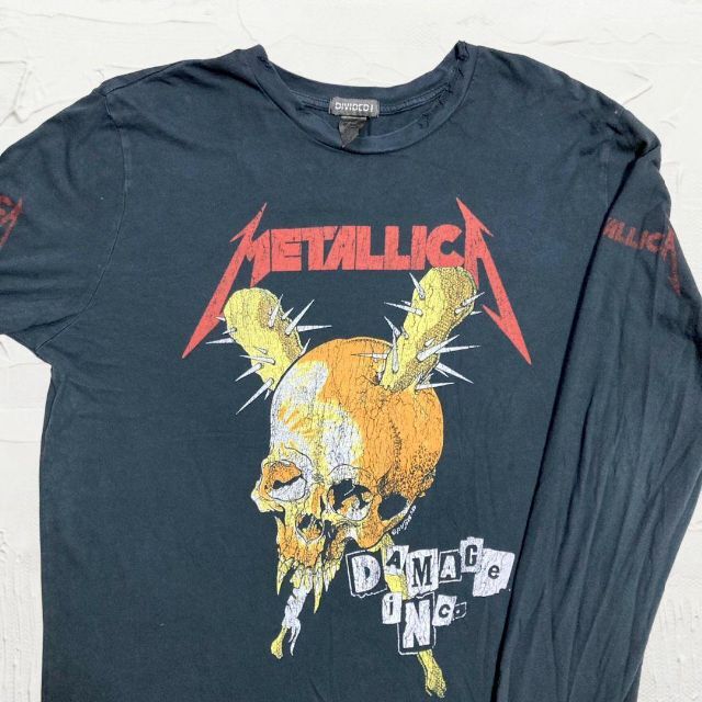 KBP ビンテージ   黒 METALLICA　メタリカ　バンド ロン　T メンズのトップス(Tシャツ/カットソー(七分/長袖))の商品写真