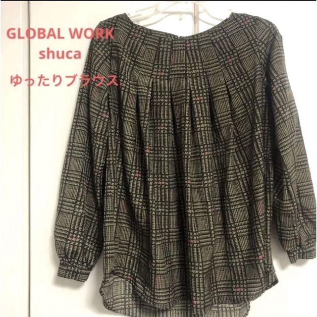 shuca(シュカ)のサスケ様 GLOBAL WORK shuca スモック型 ブラウス レディースのトップス(シャツ/ブラウス(長袖/七分))の商品写真