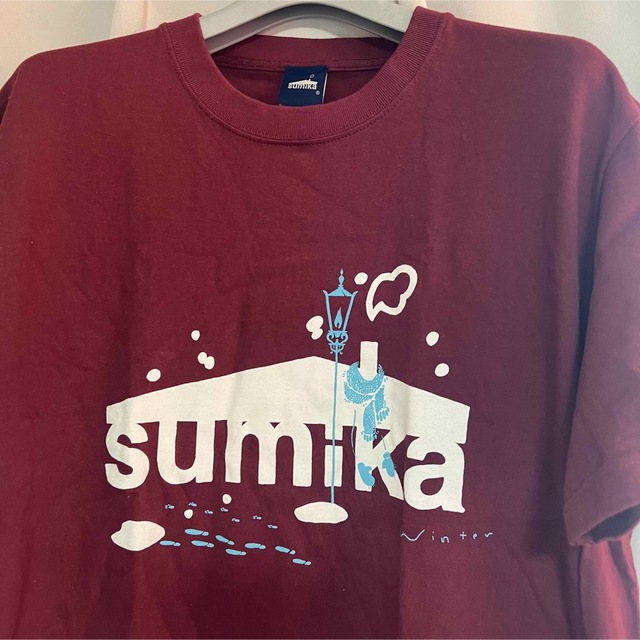 UnitedAthle(ユナイテッドアスレ)のsumika winterTシャツ2018 バーガンディー Mサイズ エンタメ/ホビーのタレントグッズ(ミュージシャン)の商品写真