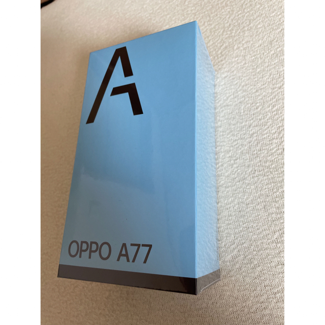 oppo A77 スマートフォン　ブラック　未開封