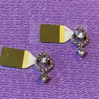 貼るピアス　ハンドメイド(ピアス)