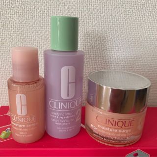 クリニーク(CLINIQUE)のG.W中値下げ！CLINIQUE モイスチャーサージ100Hセット(保湿ジェル)