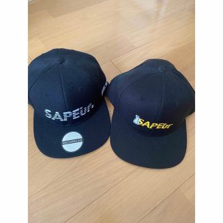 SAPEur LOGO CAP ブラック