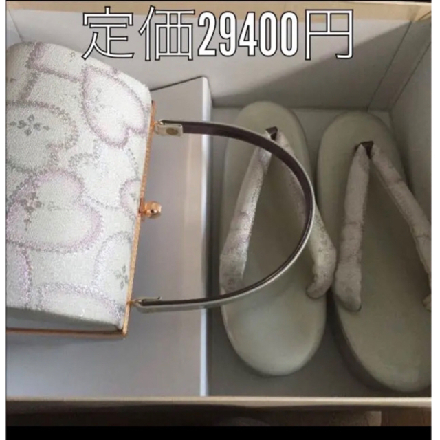 ♪処分価格‼️新品保管品⭐︎和装バッグ、草履セット♪