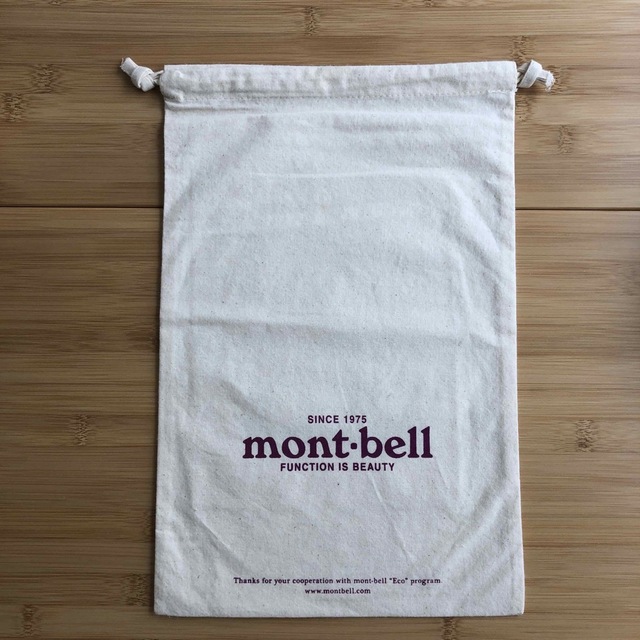 mont bell(モンベル)のモンベルロゴ入り　巾着　バック レディースのバッグ(その他)の商品写真