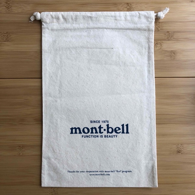 mont bell(モンベル)のモンベルロゴ入り　巾着　バック レディースのバッグ(その他)の商品写真