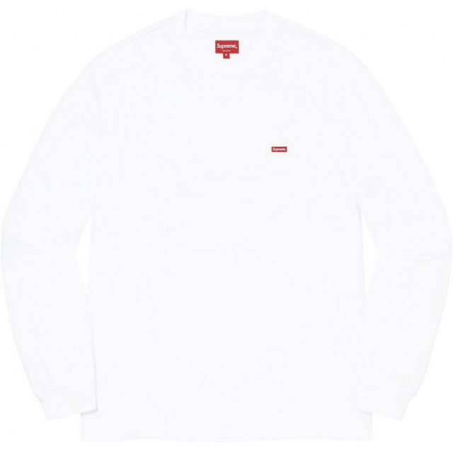 Mサイズ Supreme Box Logo L/S Tee White 白 特価