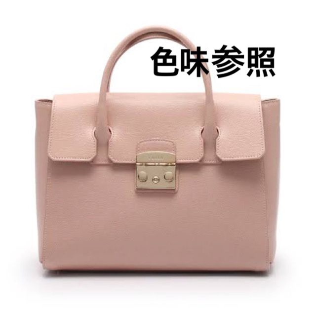 FURLA メトロポリス　サッチェル2Wayショルダーハンドバッグ　【袋付き】