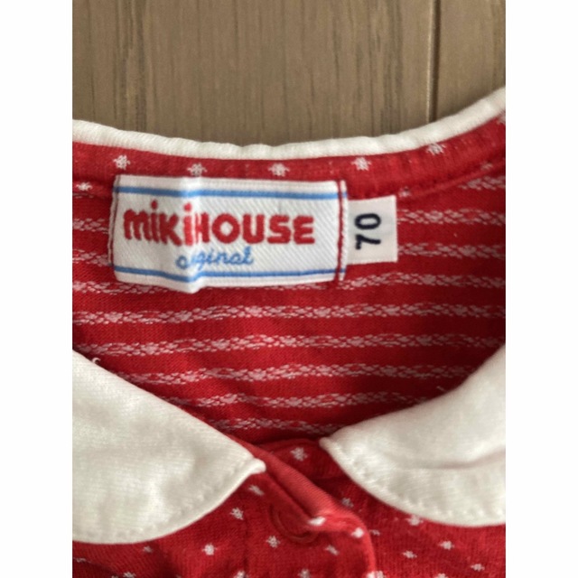 mikihouse(ミキハウス)のミキハウス  70 ロンパース キッズ/ベビー/マタニティのベビー服(~85cm)(ロンパース)の商品写真