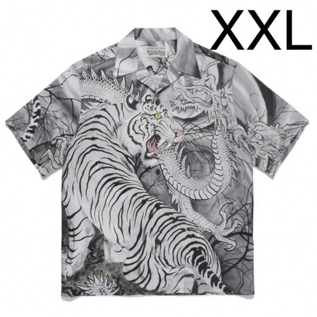 XXL wackomaria tim lehi 虎龍柄 アロハシャツ モノ 【お買得】 www