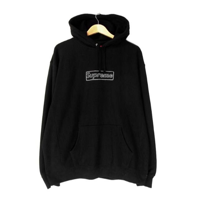 Supreme KAWS ChalkLogo Hooded Sweatshirt