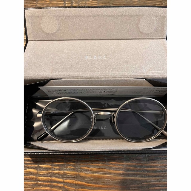 BLANC - blanc...サングラスB0027/SILVER MAT RHINO-AQUAの通販 by