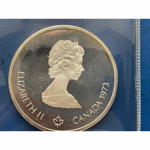 1973年カナタモントリオールオリンピック記念10ドル銀貨 silver925