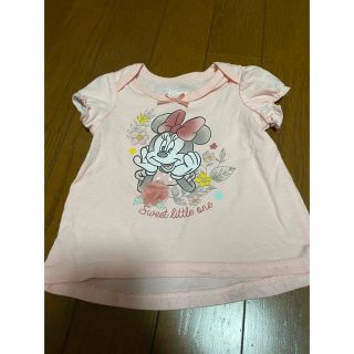 ディズニー(Disney)の美品 ミニー ピンク 半袖 Tシャツ(Ｔシャツ)