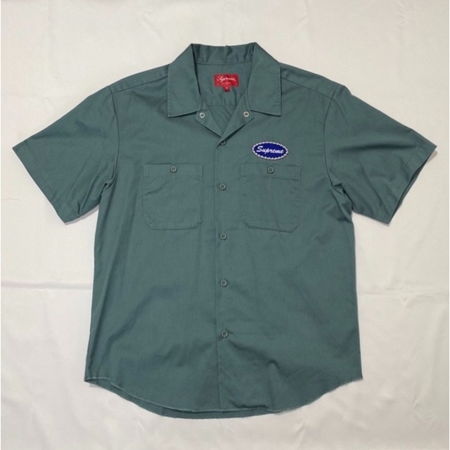 SUPREME Studded Patch S/S Work Shirt ☆新春福袋2022☆ 11050円 www