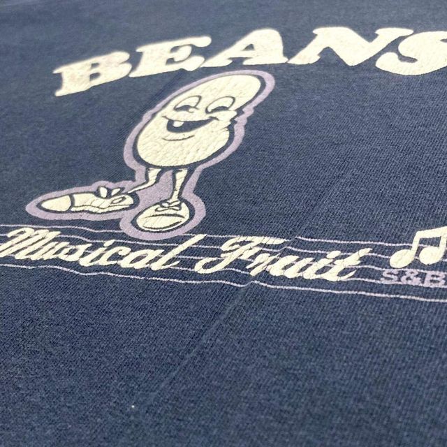 KAH ビンテージ    ビーンズ　BEANS　豆　ゆるキャラ Tシャツ メンズのトップス(Tシャツ/カットソー(半袖/袖なし))の商品写真
