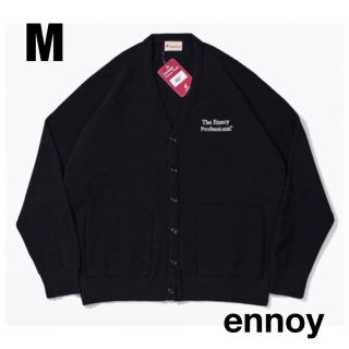 ennoy  BUTTON CARDIGAN (BLACK) XL