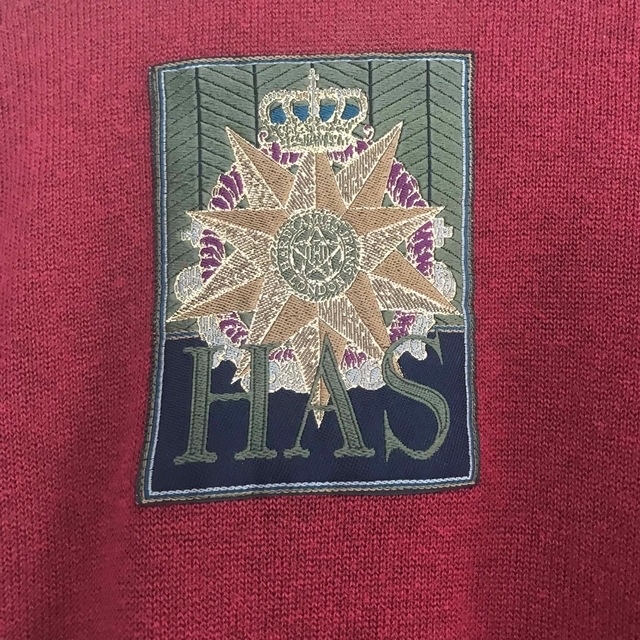 HARDY AMIES(ハーディエイミス)のHARDY AMIES  刺繍セーター メンズのトップス(ニット/セーター)の商品写真