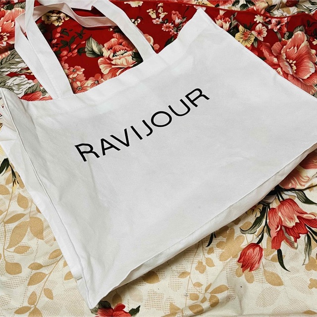 ★Ravijour★千鳥格子ブラショーツ★フルバックパンツ下着★バッグ付★B70