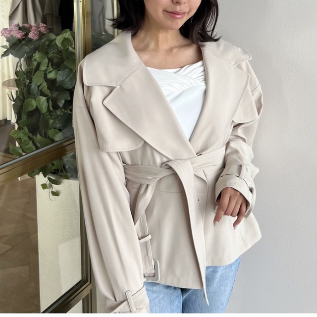 herlipto Everyday Belted Trench Jacket