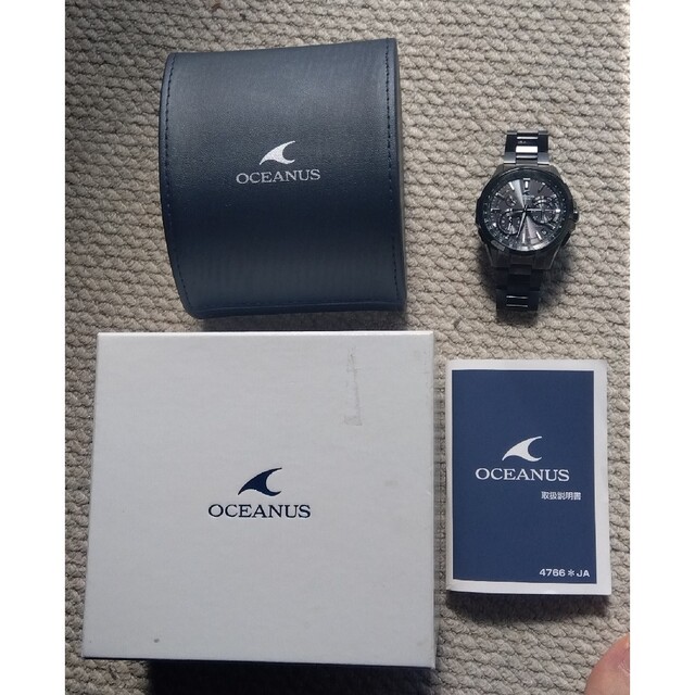 CASIO OCEANUS OCW-G1000 黒チタン GPSソーラー