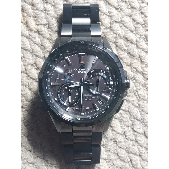 CASIO OCEANUS OCW-G1000 黒チタン GPSソーラー