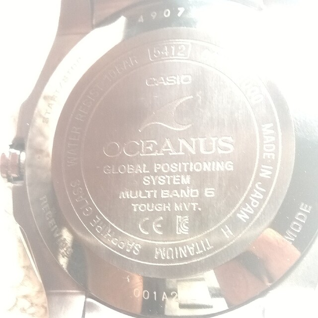 CASIO OCEANUS OCW-G1000 黒チタン GPSソーラー