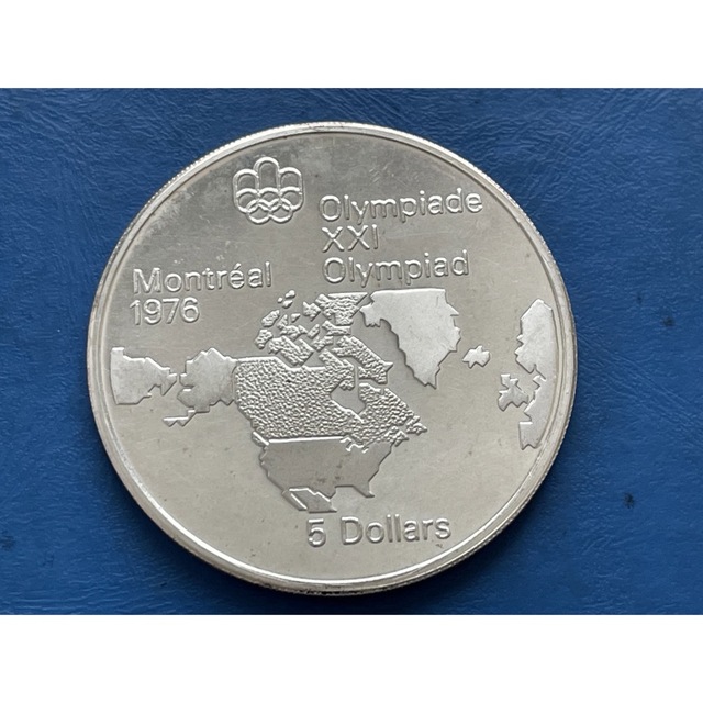 1973年カナダモントリオールオリンピック記念銀貨 未使用 silver925