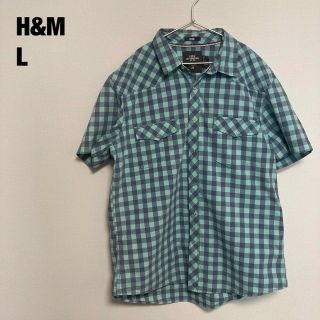 エイチアンドエム(H&M)の【古着】H&M／エイチアンドエム　チェック柄半袖シャツ(シャツ)