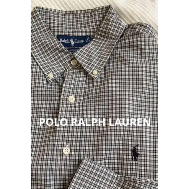 POLO ラルフローレン　シャツ　チェックシャツ　大きめサイズ　米国購入