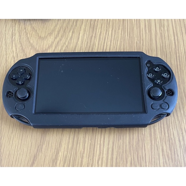 PlayStation Vita(プレイステーションヴィータ)のジャンク品 PS Vita 2000 本体 ブラック エンタメ/ホビーのゲームソフト/ゲーム機本体(携帯用ゲーム機本体)の商品写真