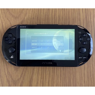 プレイステーションヴィータ(PlayStation Vita)のジャンク品 PS Vita 2000 本体 ブラック(携帯用ゲーム機本体)