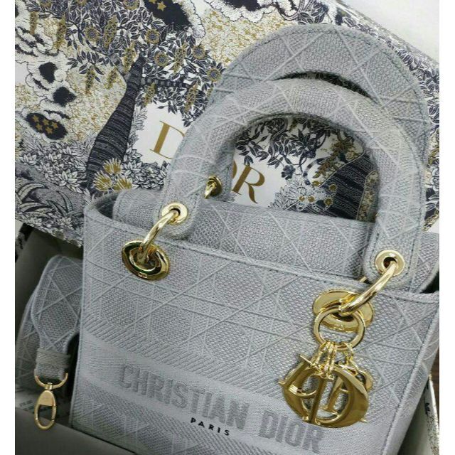 DIOR LADY D-LITE ミディアムバッグ 【送料込み】 最低価格の 51.0%OFF