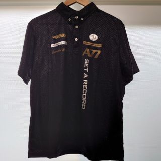 アシックス(asics)のasics A77ボタンダウンシャツ(Tシャツ/カットソー(半袖/袖なし))