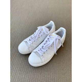 アディダス(adidas)のアディダス　スタンスミス　白×ゴールド　24cm(スニーカー)