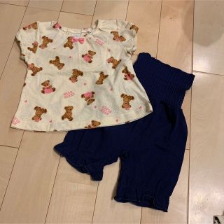 ☆新品　くまちゃん　パジャマ　半袖　90 ベアー　フリル(パジャマ)