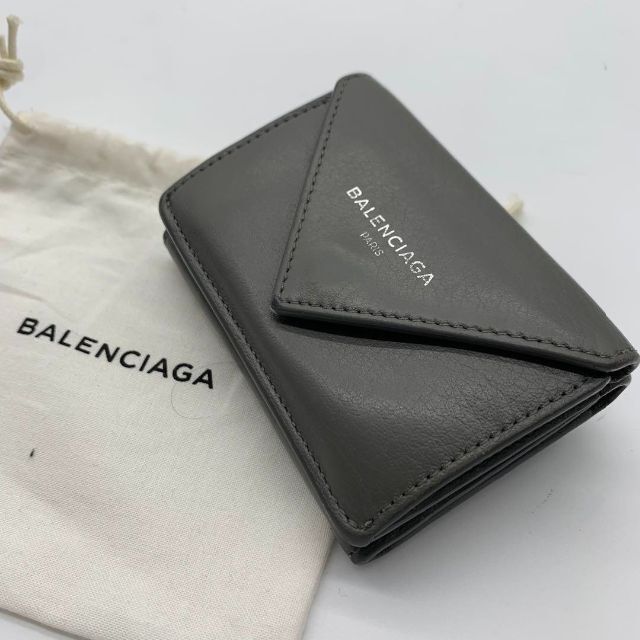 Balenciaga - 【極美品】バレンシアガ ペーパーミニウォレット 三
