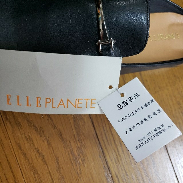 ELLE(エル)の❤ELLE❤ビット付きスクエアトゥローヒールミュール/Lサイズ/匿名配送  レディースの靴/シューズ(サンダル)の商品写真