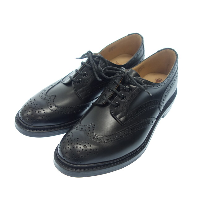 Trickers(トリッカーズ)のトリッカーズ バートン 5633/10 UK9 黒 ウィングチップ【AFD7】 メンズの靴/シューズ(ドレス/ビジネス)の商品写真