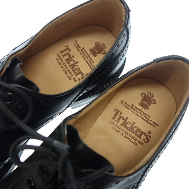 Trickers(トリッカーズ)のトリッカーズ バートン 5633/10 UK9 黒 ウィングチップ【AFD7】 メンズの靴/シューズ(ドレス/ビジネス)の商品写真